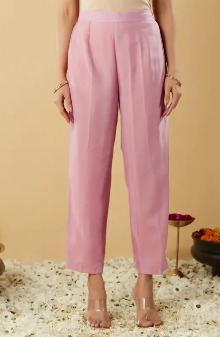 ✨ Women Silk Blend Kurta Pant Dupatta Set