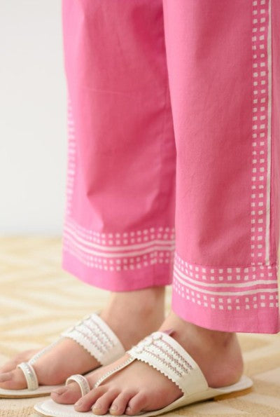 Printed Pure Cotton Tunic & Trousers Co-oRds