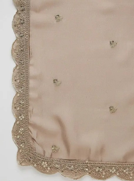 ✨ Women Silk Blend Kurta Pant Dupatta Set