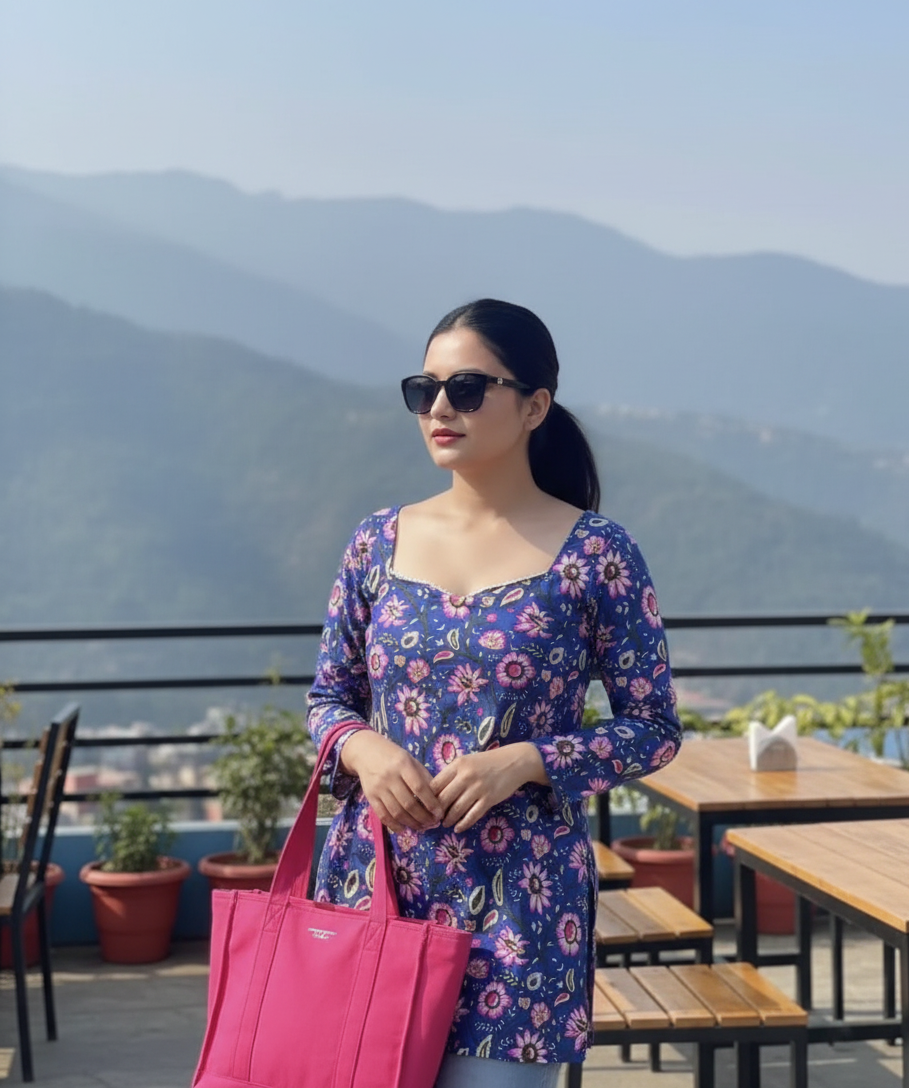 Breezy Blue Kurti