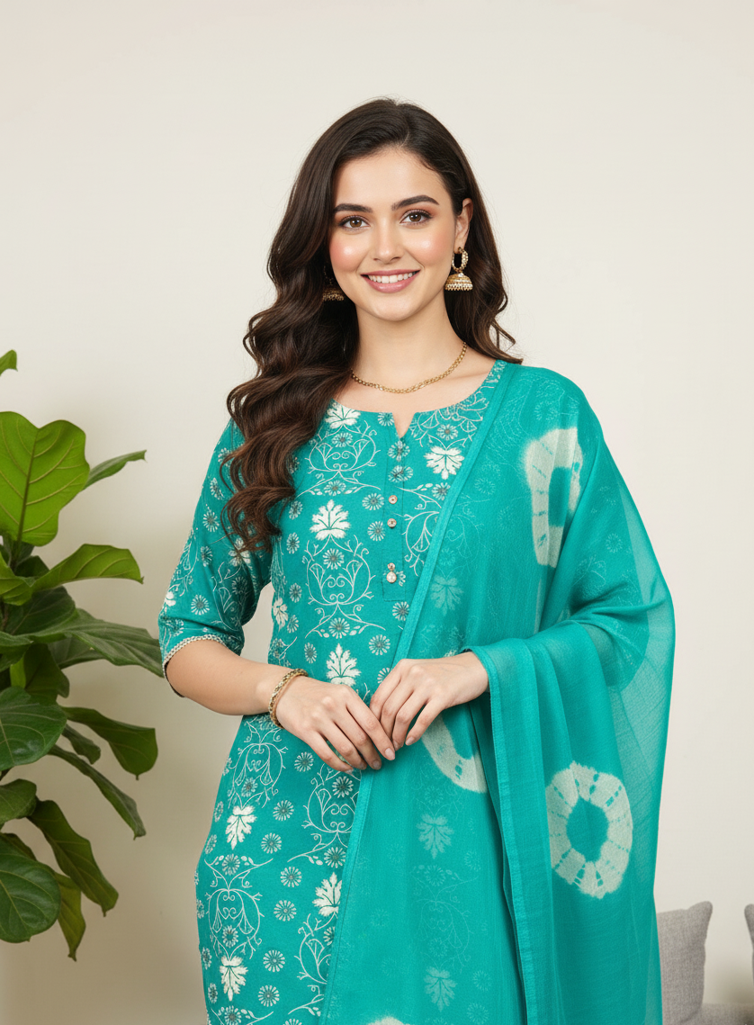 Sarushi's Pure Cotton Kurta Set