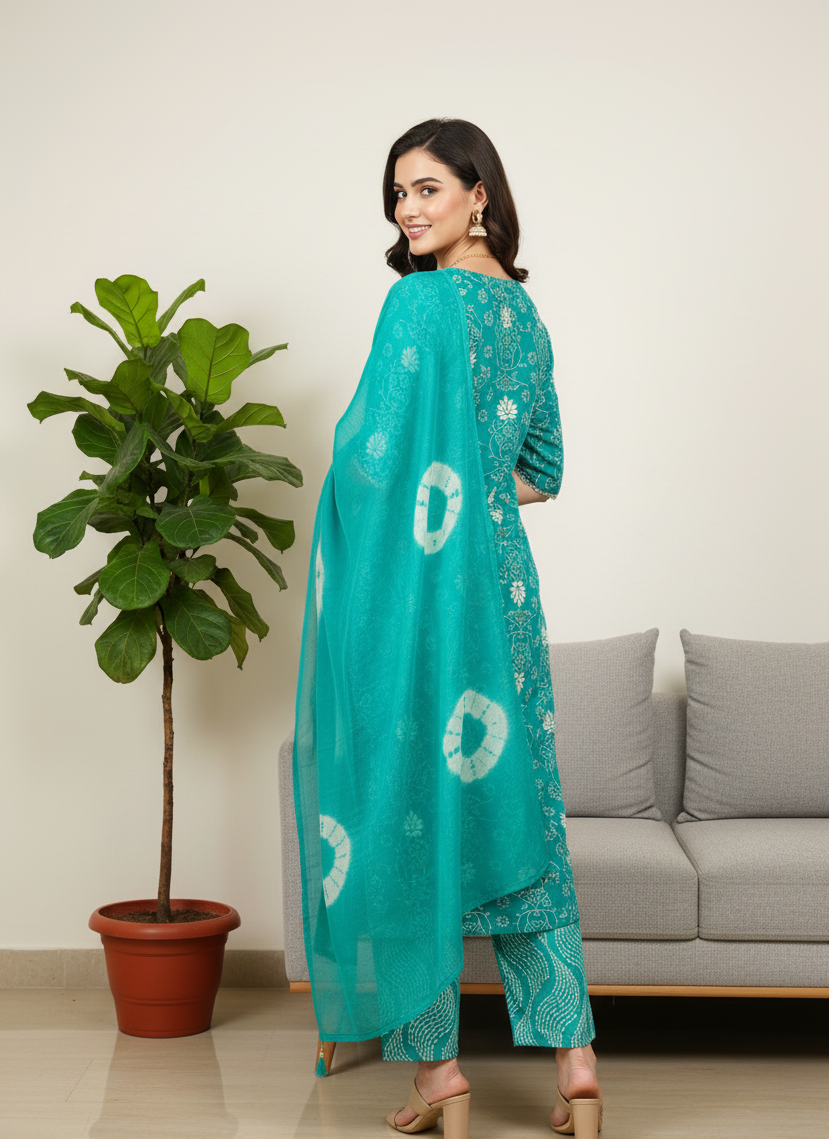 Sarushi's Pure Cotton Kurta Set