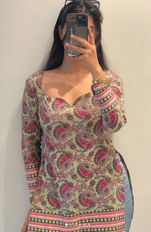✨Chic short cotton Kurti