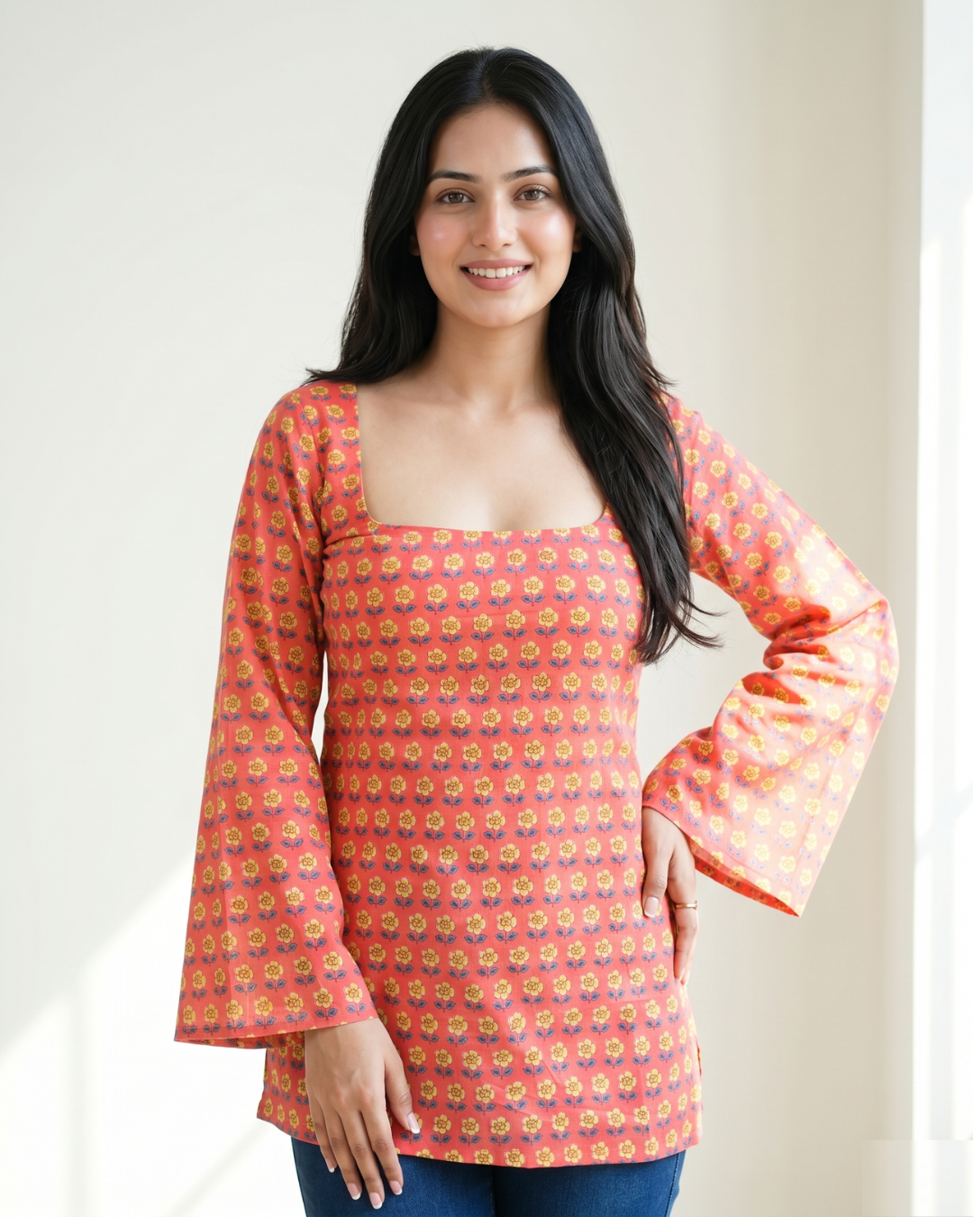 🌸 Marine Muse Kurti – Edition 1