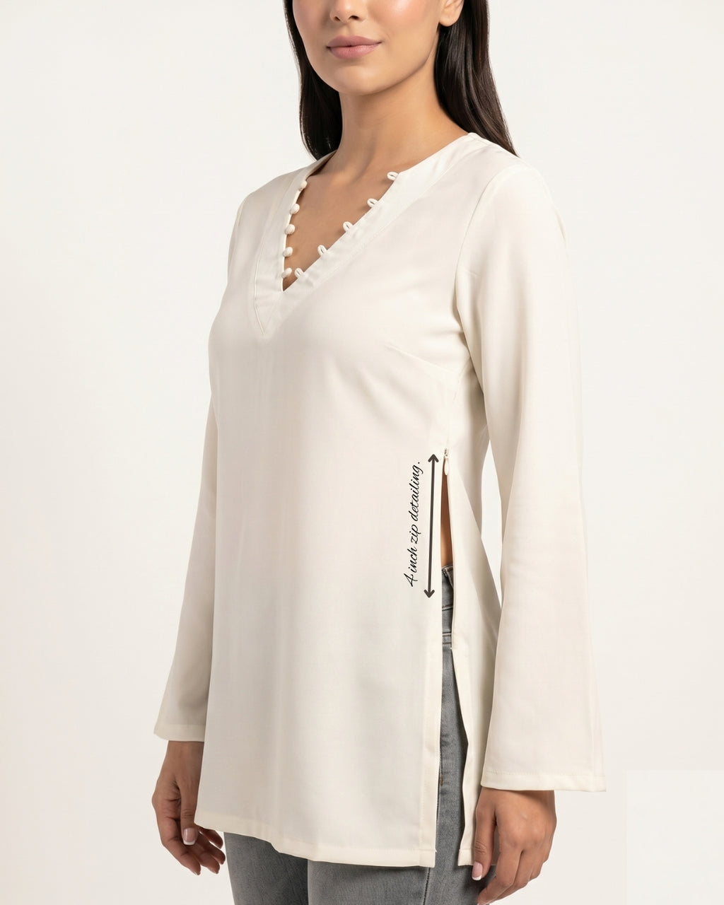 Ivory Muse Kurti