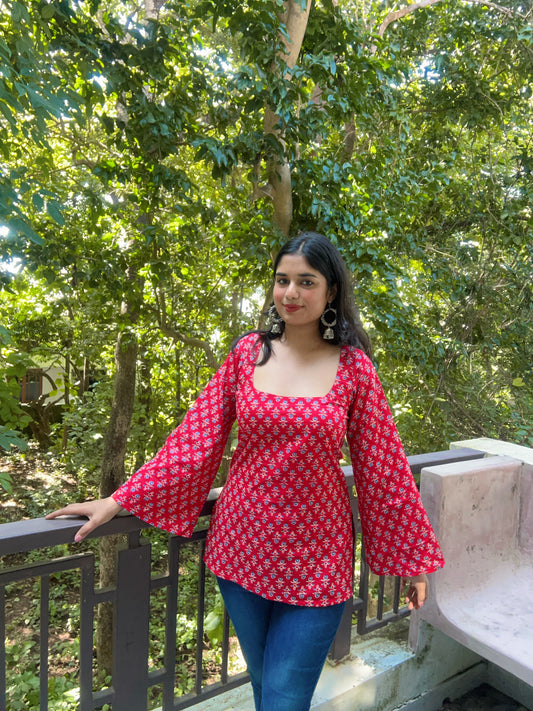 🌸 Marine Muse Kurti – Edition 2