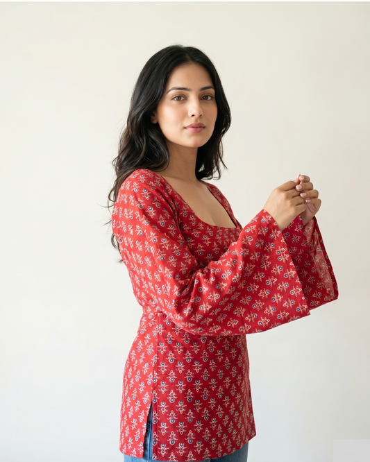 🌸 Marine Muse Kurti – Edition 2