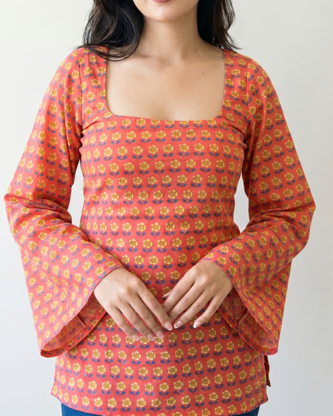 🌸 Marine Muse Kurti – Edition 1