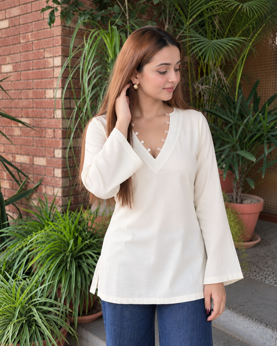 Ivory Muse Kurti