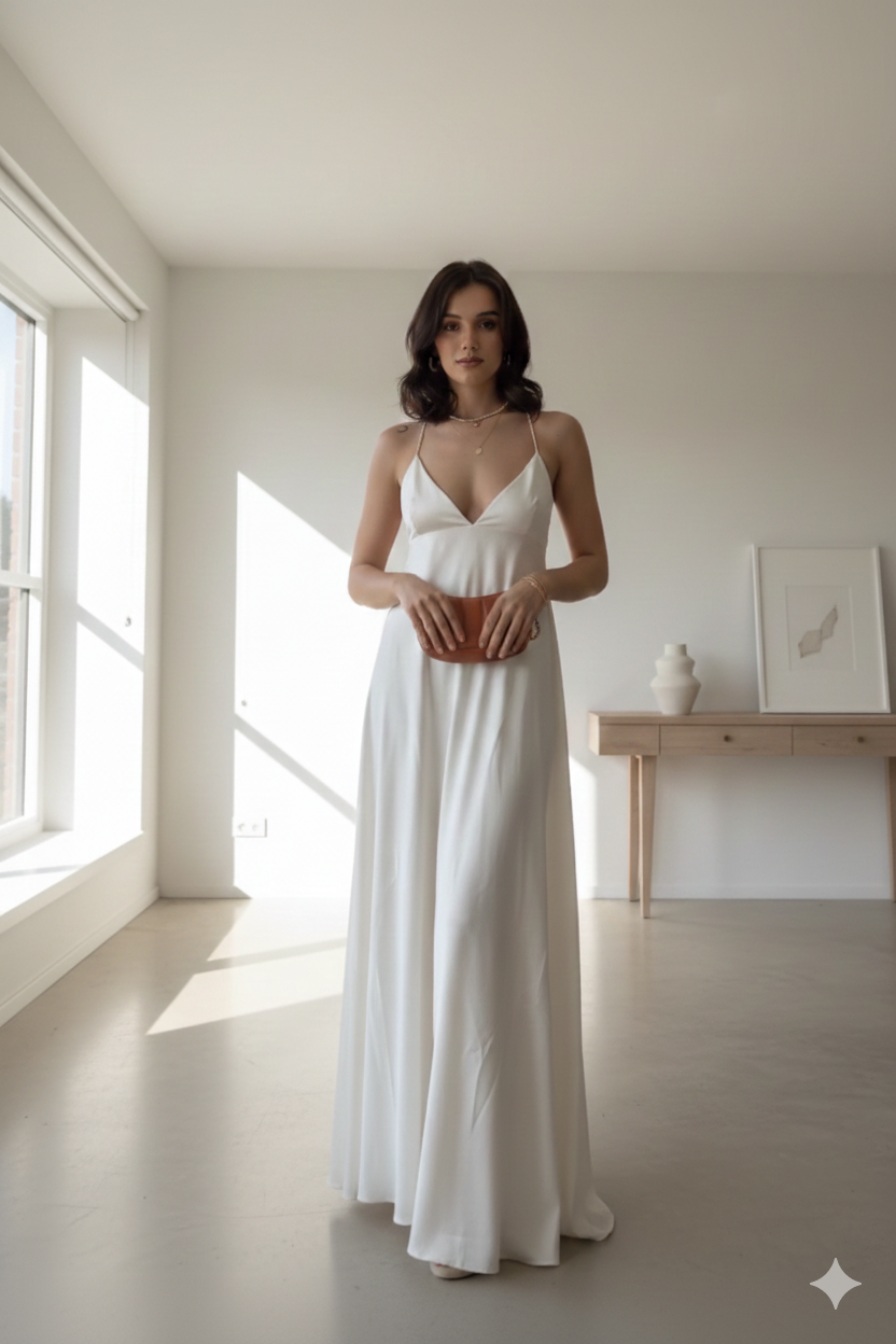 Lux Satin Maxi Dress