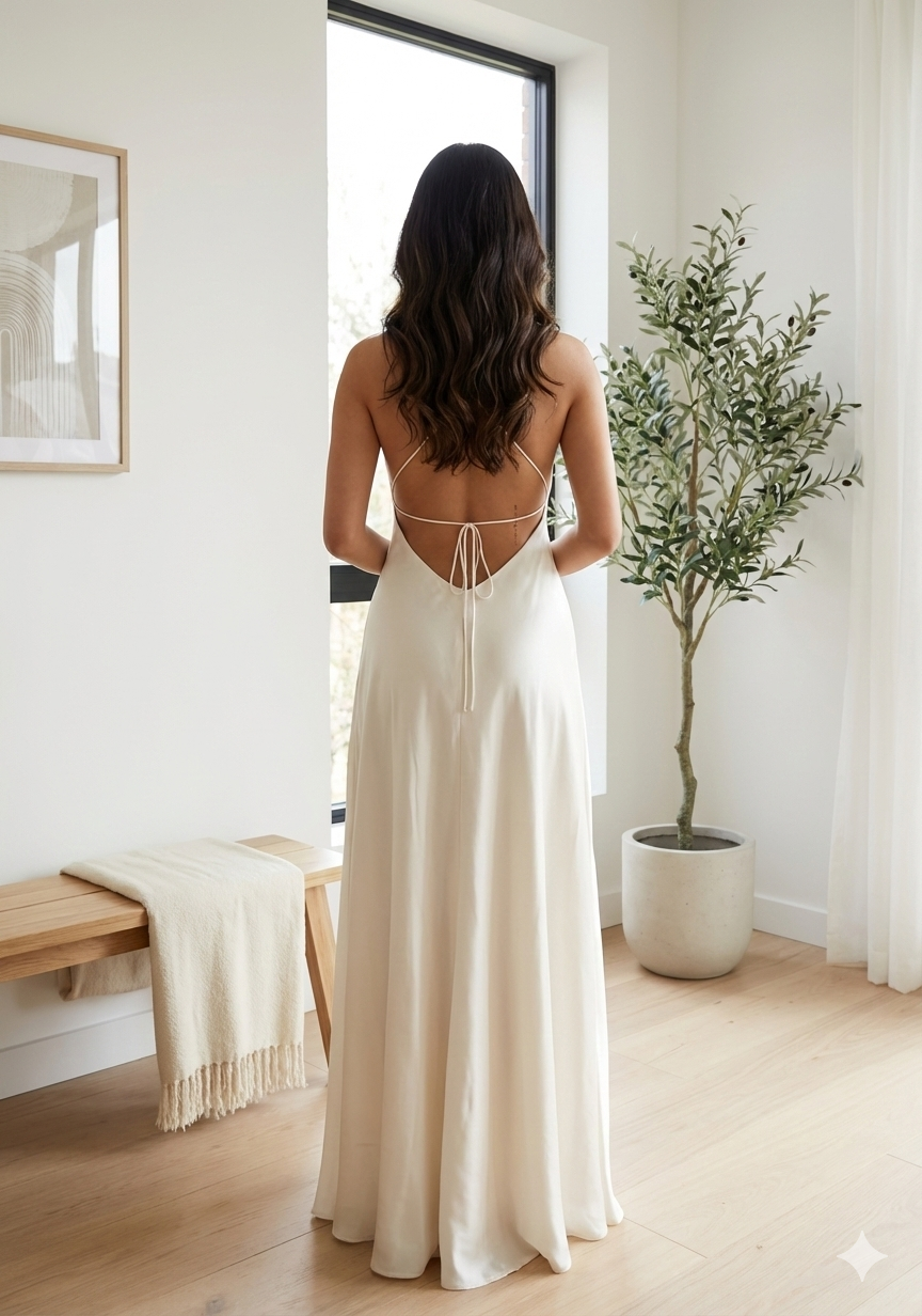Lux Satin Maxi Dress