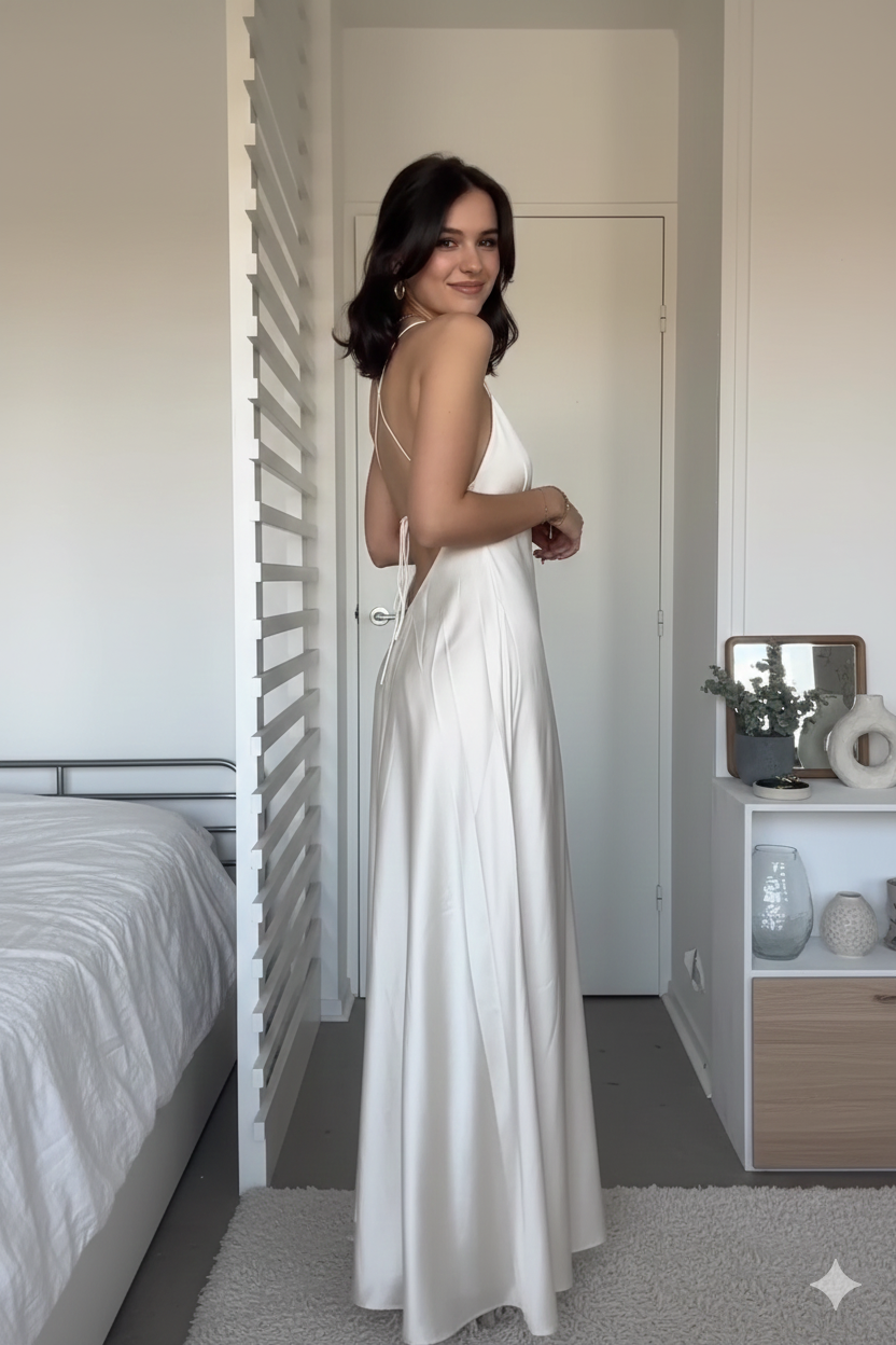 Lux Satin Maxi Dress