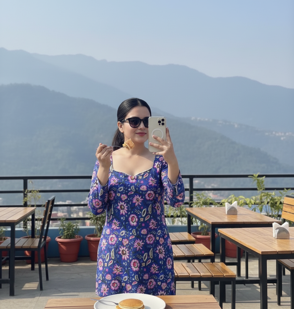 Breezy Blue Kurti