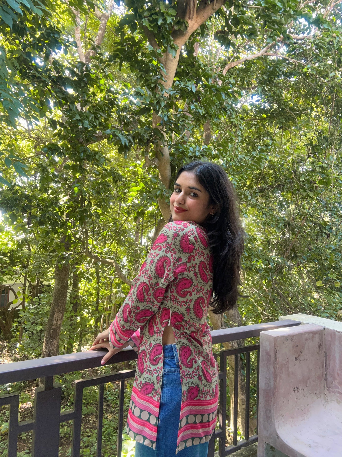 🌸 Jaipur Paisley Kurti