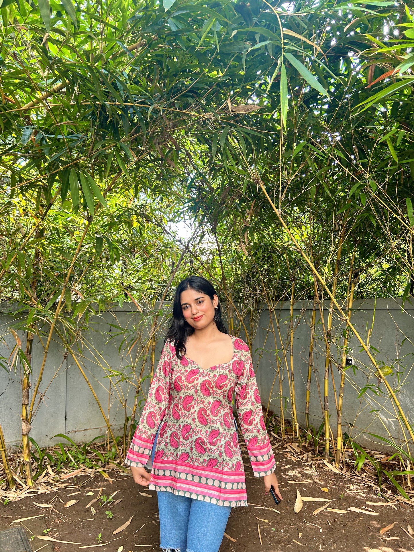 🌸 Jaipur Paisley Kurti
