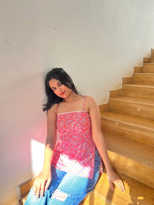 🪷 Assam Bloom Kurti